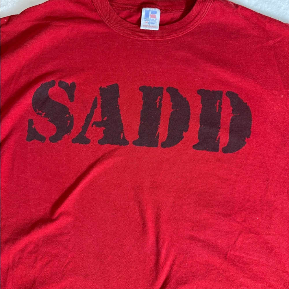 Russell Athletic Red SADD Graphic Tee